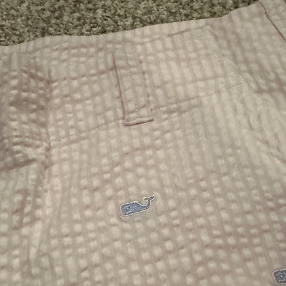 Vineyard Vines Light Pink Women's Seersucker Shorts - Picture 3 of 4